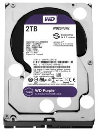 WESTERN DIGITAL WD20PURZ Purple 2TB 64MB SATA3 6Gb/s HDD 7x24 Güvenlik Hard Diski 7/24 - 1